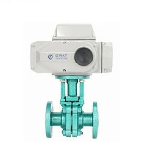 Dn15 ফ্লোরিন বল ভ্যালভ বৈদ্যুতিক actuator সঙ্গে