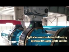 GRAT ইলেকট্রিক সিপিভিসি বাটারফ্লাই ভালভ